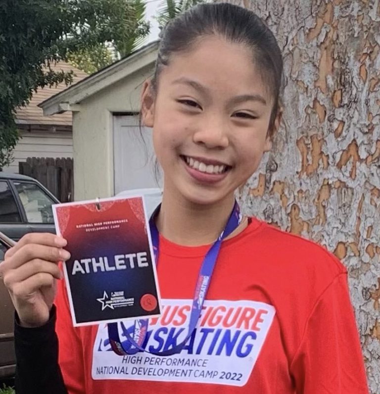 Congratulations to Athena Huang! Pasadena Figure Skating Club